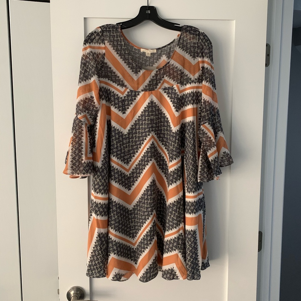 NWT Retro 3/4 sleeve dress.